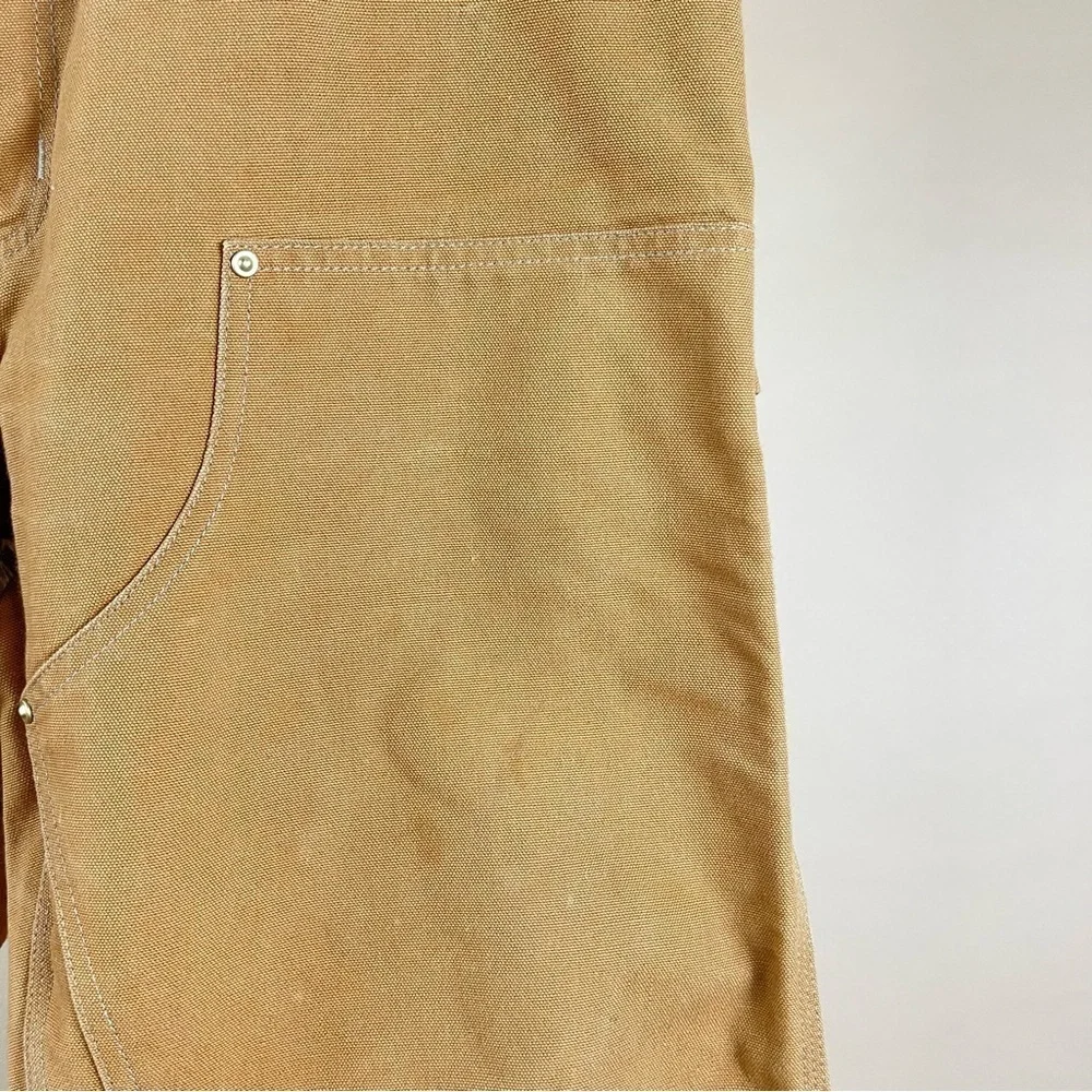 VINTAGE Carhartt 40 x 30 Workwear Carhartt Brown Pants & Suspenders